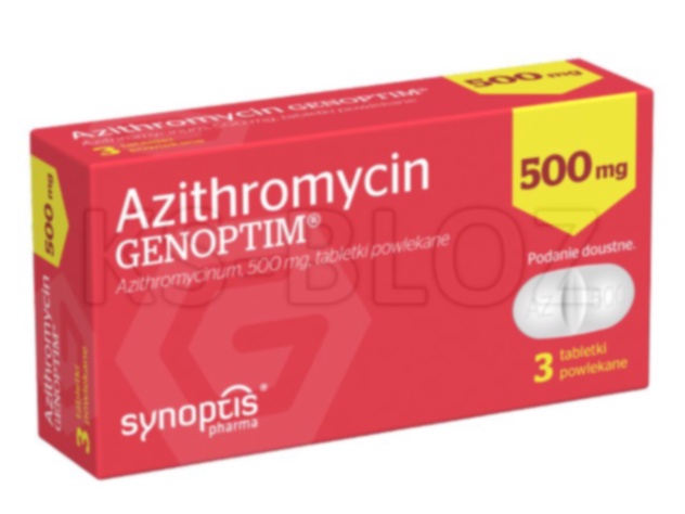 Azytromycyna 500 mg